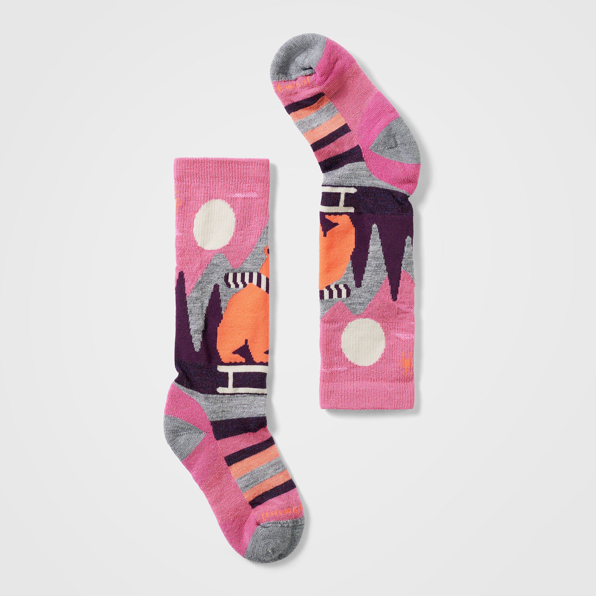 Smartwool Kids' Ski Sleigh Bear Over The Calf Socks
