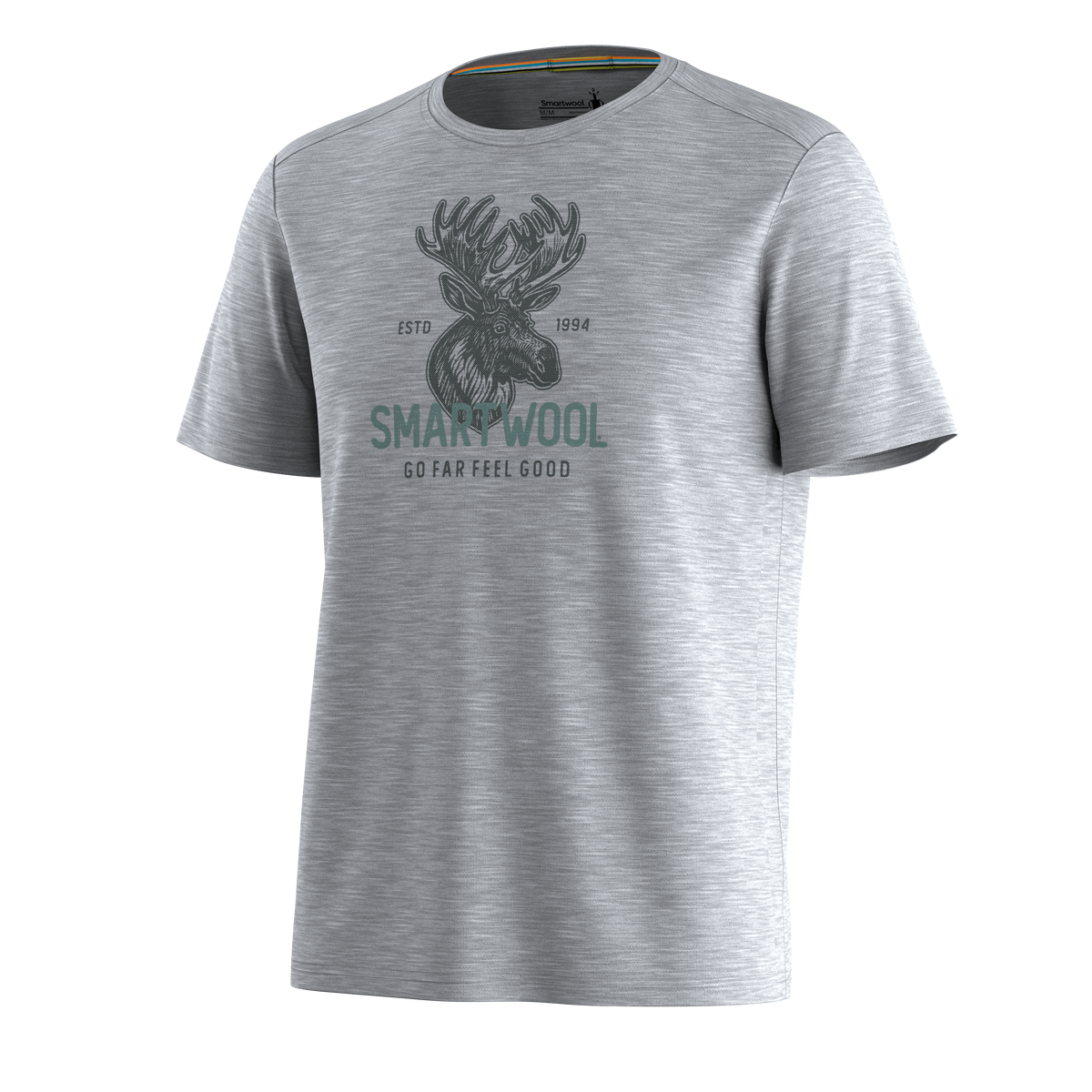 Smartwool Men's Moose Mode Active Short Sleeve Graphic Tee