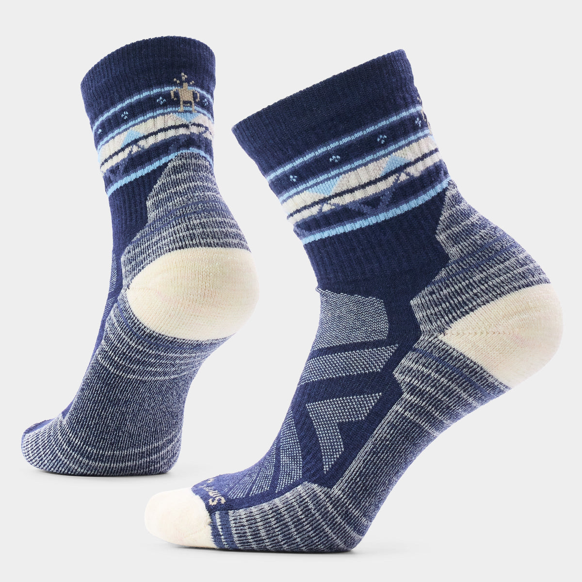 Smartwool Women's Hike Zig Zag Valley Mid Crew Socks