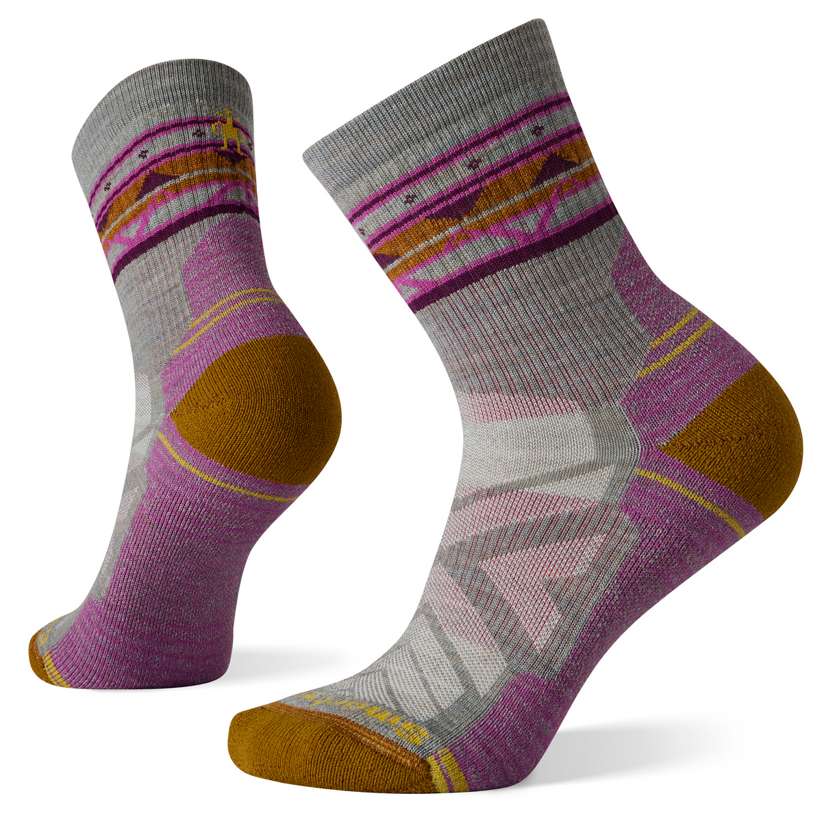 Smartwool Women's Hike Zig Zag Valley Mid Crew Socks