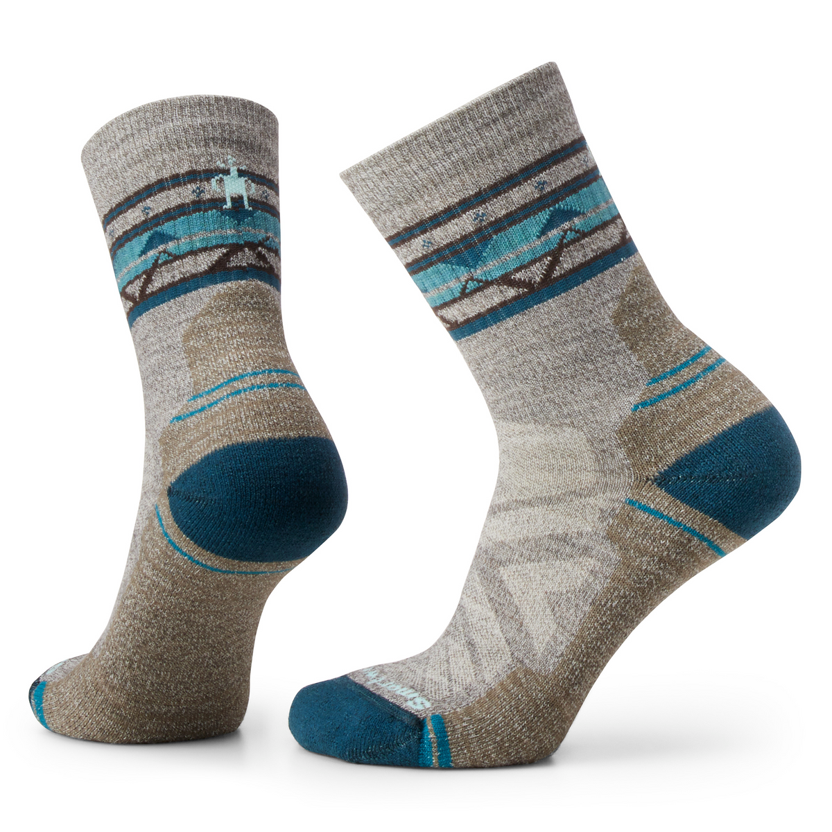 Smartwool Women's Hike Zig Zag Valley Mid Crew Socks