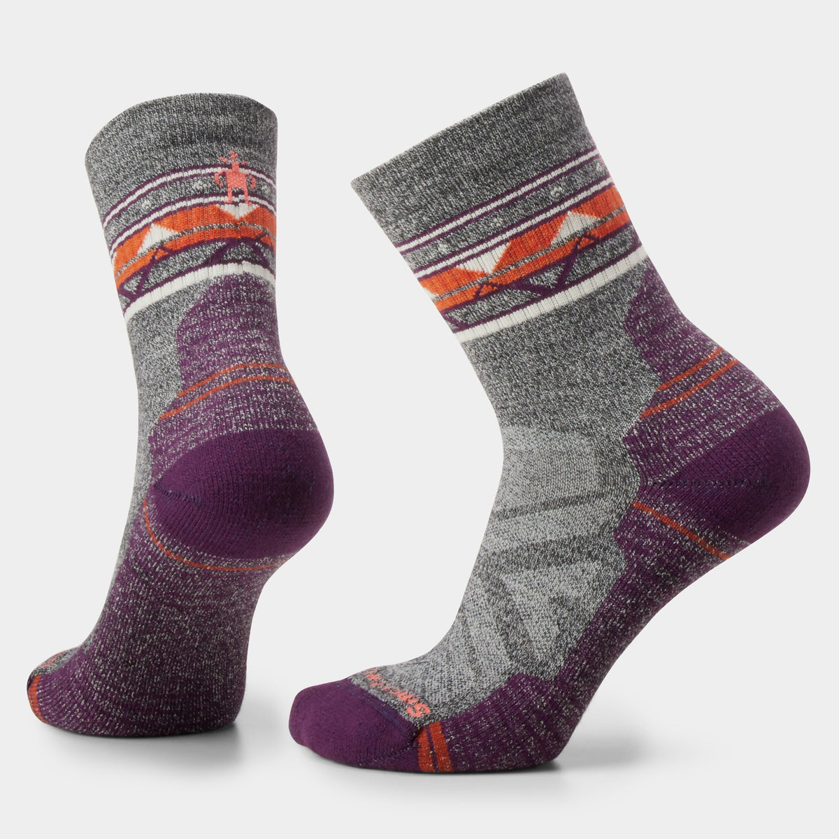Smartwool Women's Hike Zig Zag Valley Mid Crew Socks