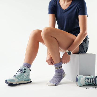 Smartwool Women's Hike Zig Zag Valley Mid Crew Socks