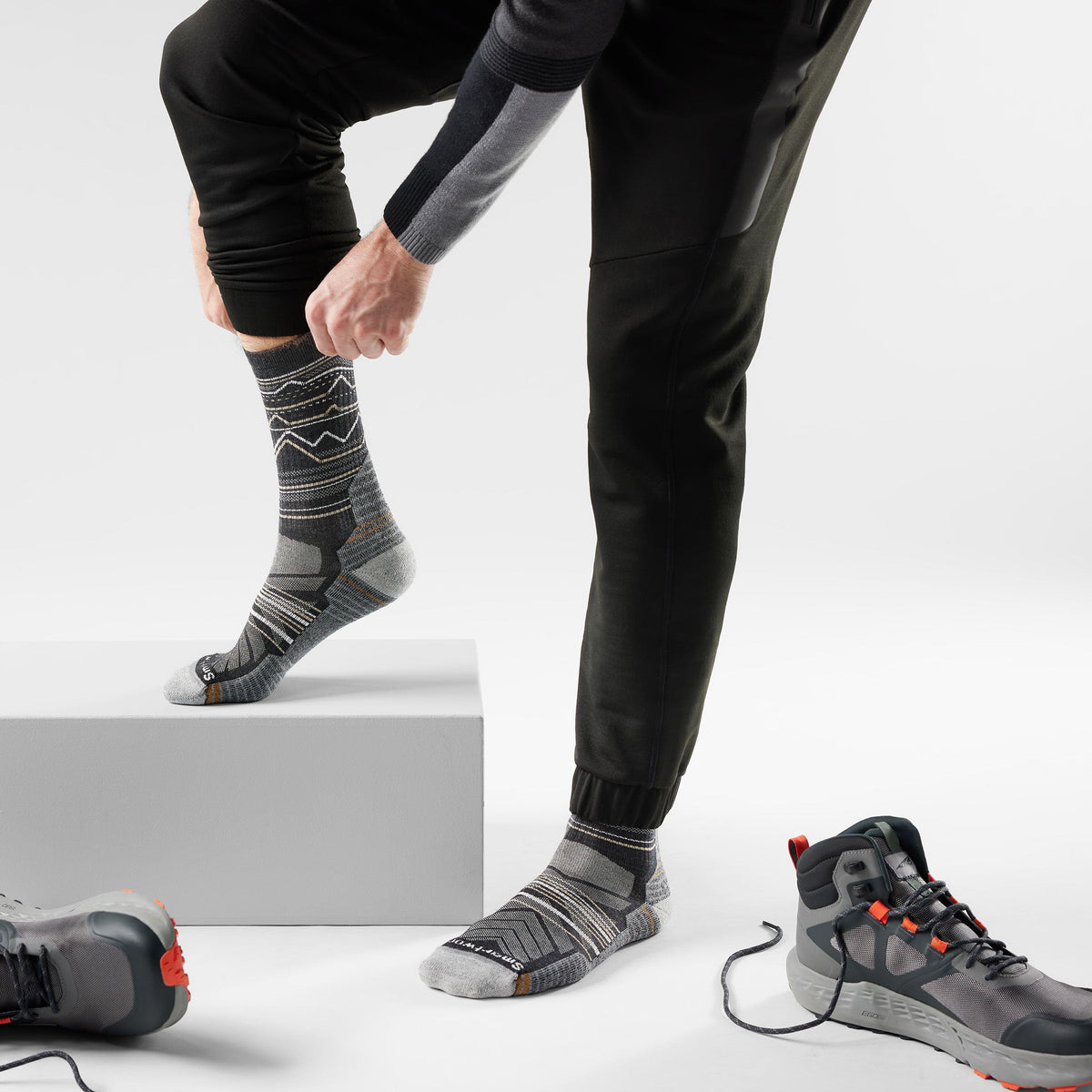 Smartwool Hike Mountain Range Crew Socks