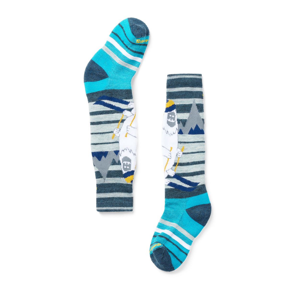 Smartwool Kids' Wintersport Yeti Pattern Over The Calf Socks
