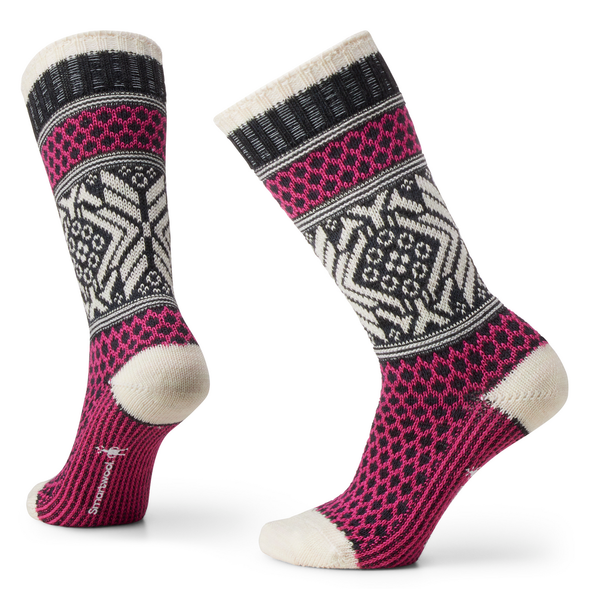 Smartwool Women's Everyday Cozy Popcorn Snowflake Crew Socks