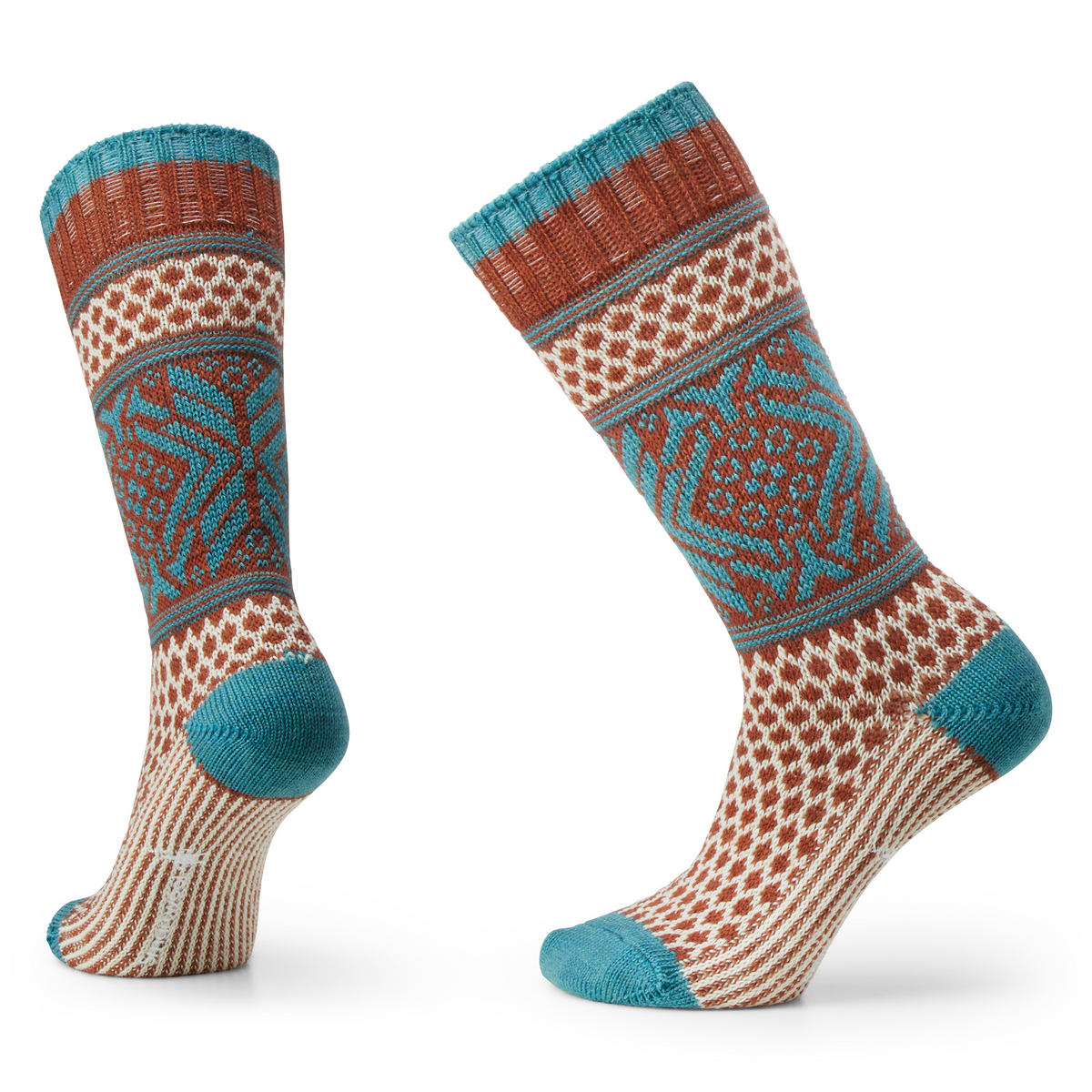 Smartwool Women's Everyday Cozy Popcorn Snowflake Crew Socks