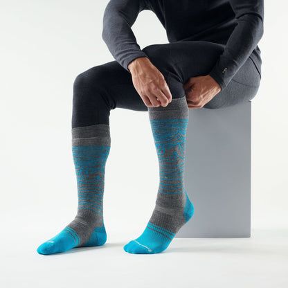 Smartwool Snowboard Iguchi Pattern Over The Calf Socks