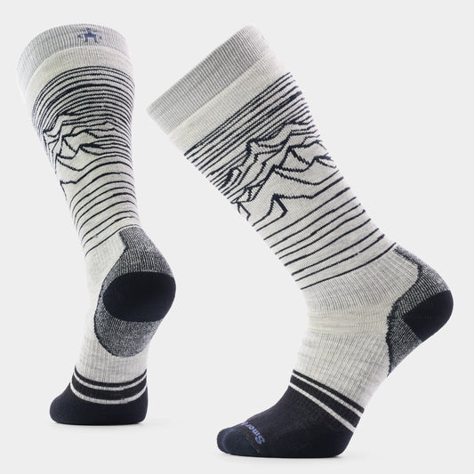 Smartwool Snowboard Iguchi Pattern Over The Calf Socks