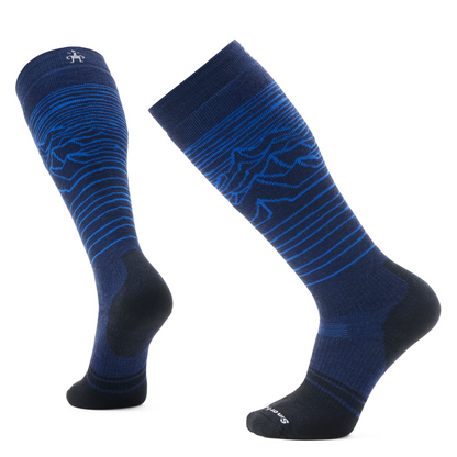 Smartwool Snowboard Iguchi Pattern Over The Calf Socks