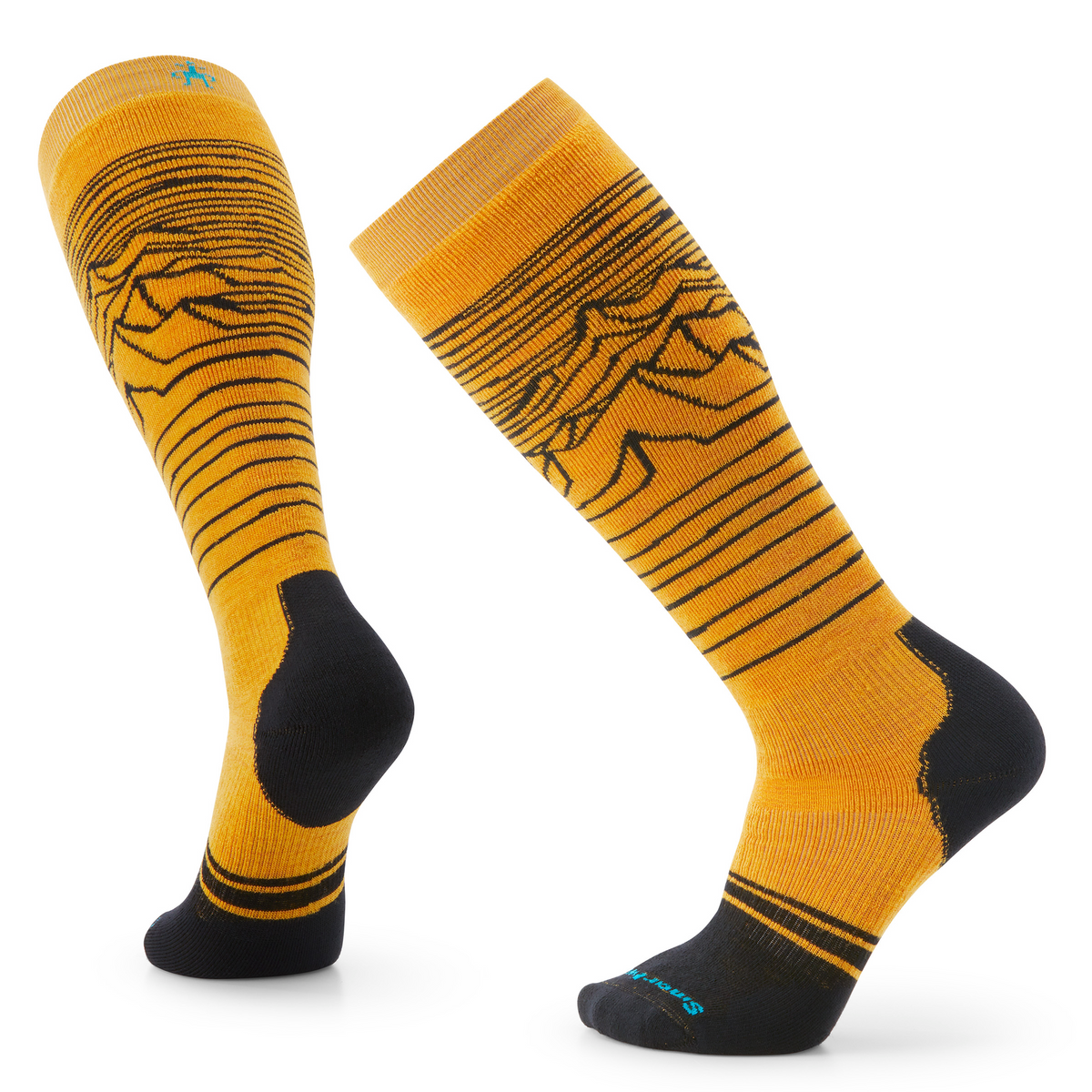 Smartwool Snowboard Iguchi Pattern Over The Calf Socks
