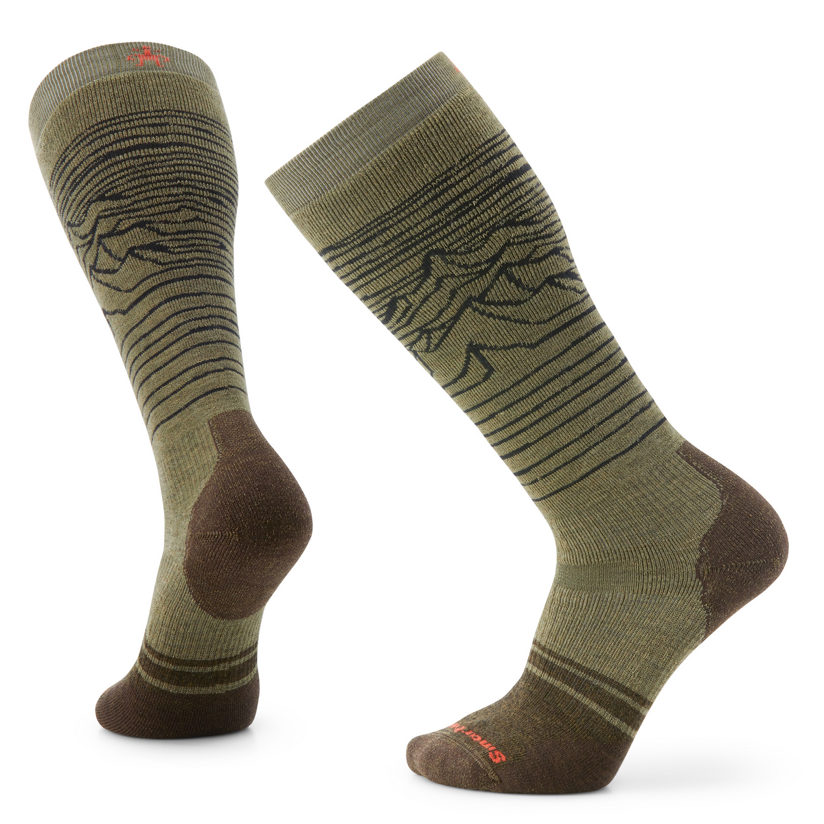 Smartwool Snowboard Iguchi Pattern Over The Calf Socks