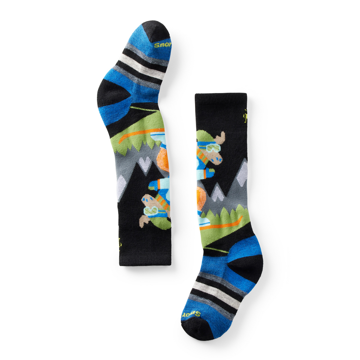 Smartwool Kids' Wintersport Mountain Moose Over the Calf Socks