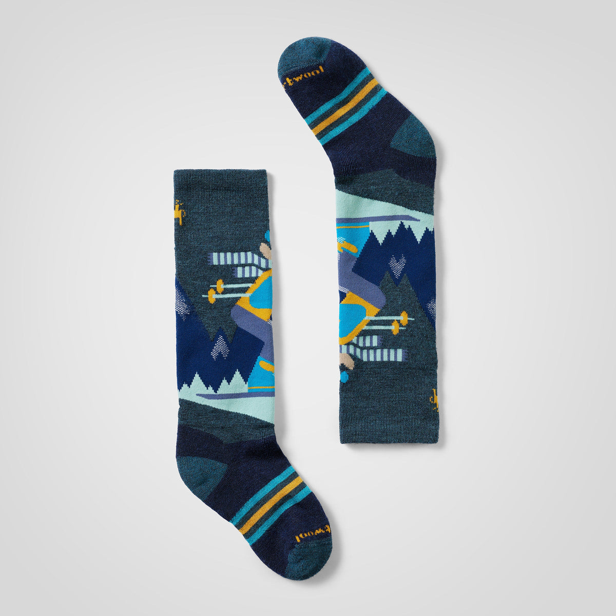 Smartwool Kids' Wintersport Mountain Moose Over the Calf Socks