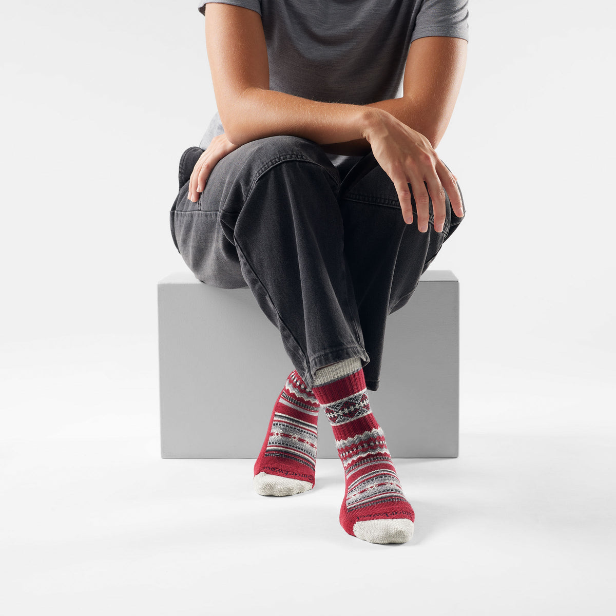 Smartwool Women's Everyday Cozy Snowed In Sweater Crew Socks 3-Pack