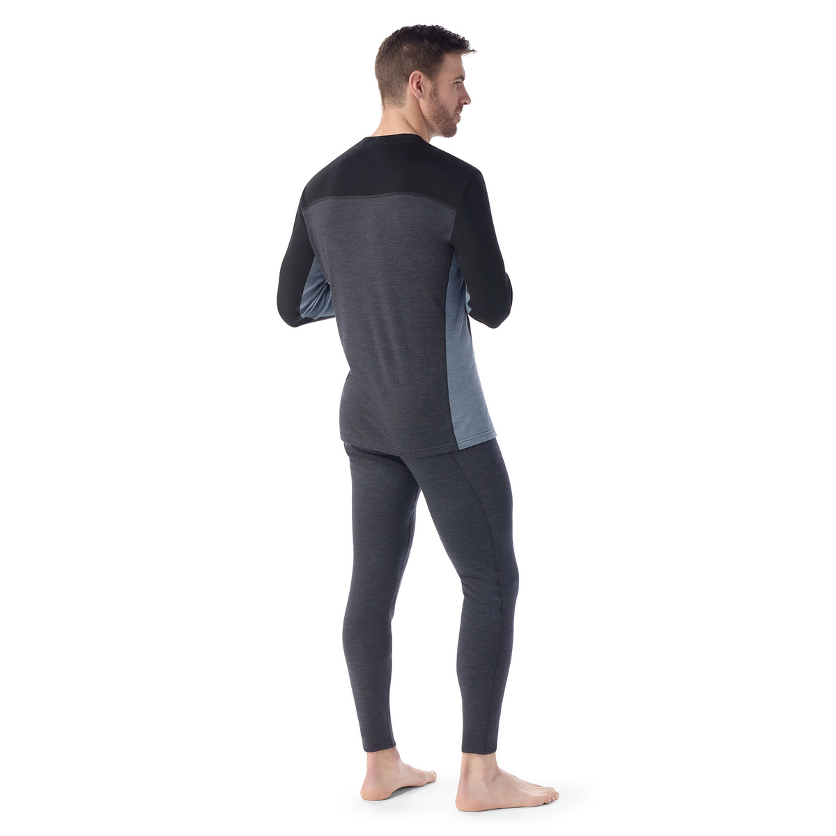 Smartwool Men's Classic Thermal Merino Base Layer Colorblock Crew