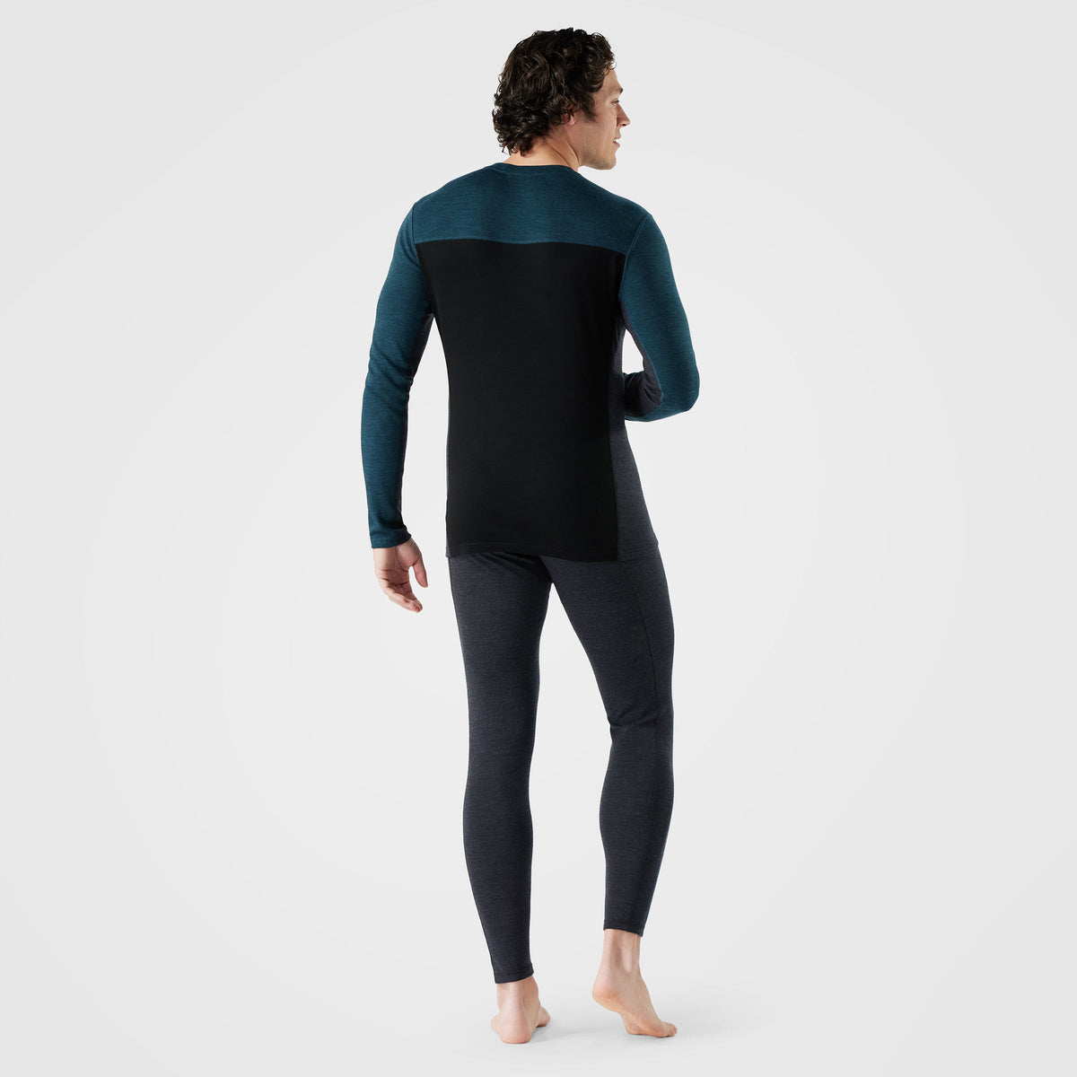 Smartwool Men's Classic Thermal Merino Base Layer Colorblock Crew