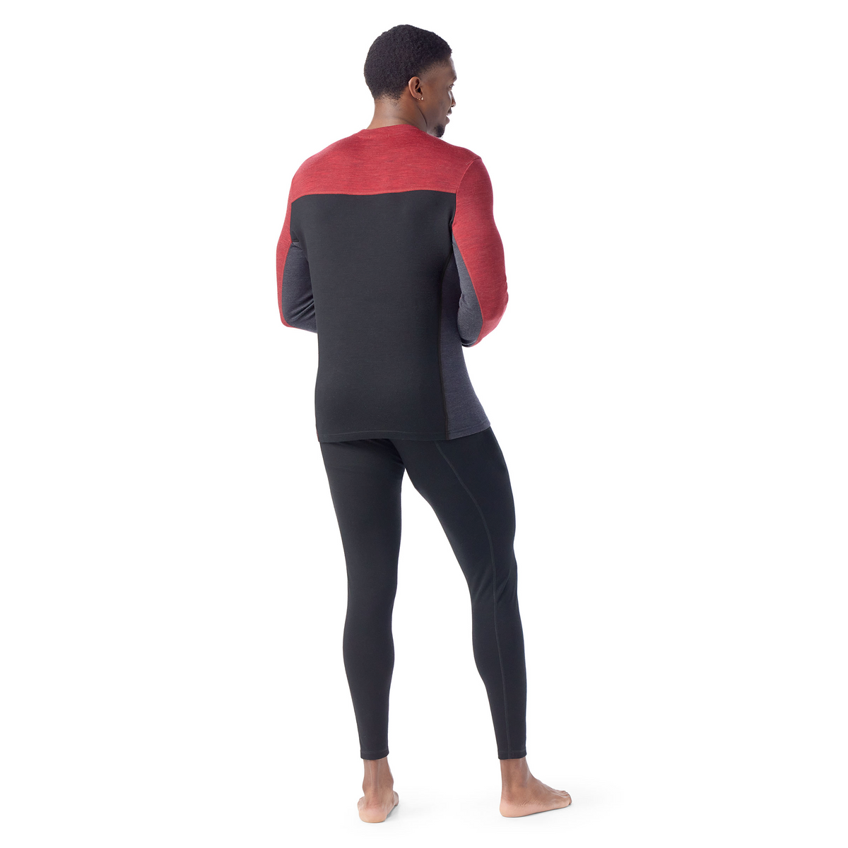 Smartwool Men's Classic Thermal Merino Base Layer Colorblock Crew