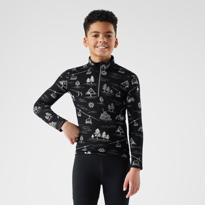 Smartwool Kids' Classic Thermal Merino Base Layer 1/4 Zip