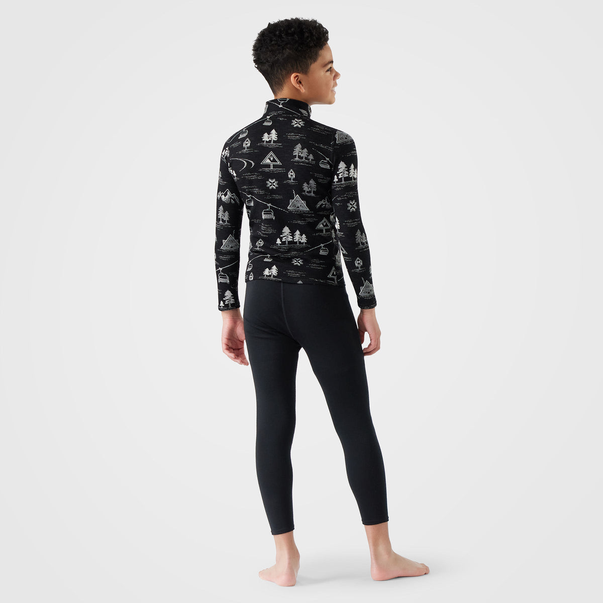 Smartwool Kids' Classic Thermal Merino Base Layer 1/4 Zip