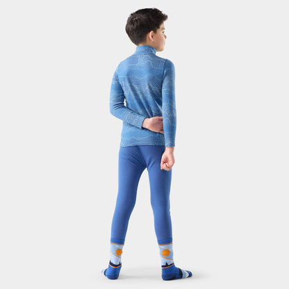 Smartwool Kids' Classic Thermal Merino Base Layer 1/4 Zip