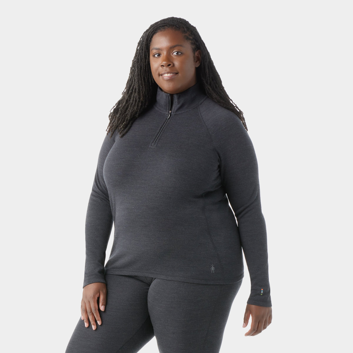 Smartwool Women's Classic Thermal Merino Base Layer 1/4 Zip Plus