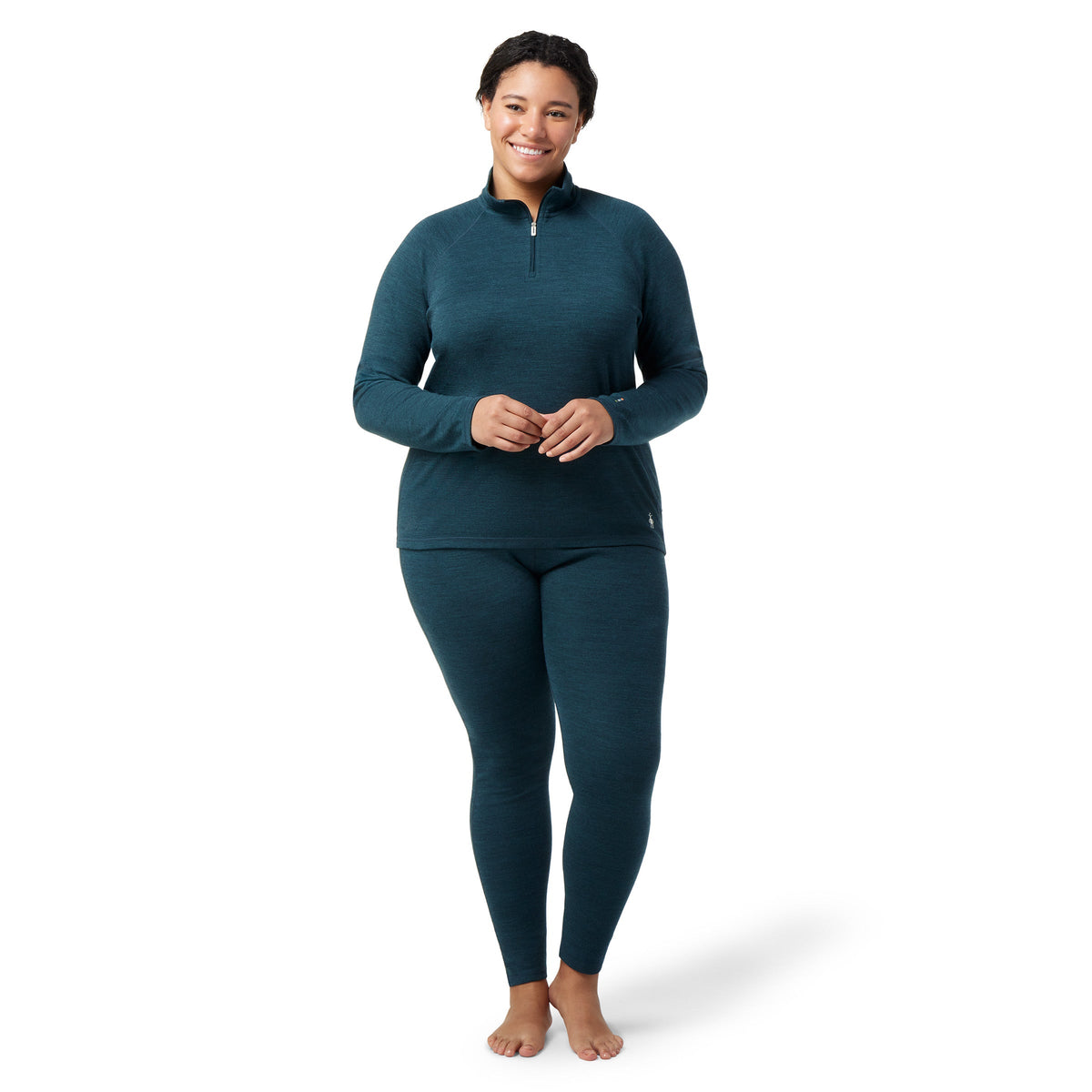 Smartwool Women's Classic Thermal Merino Base Layer 1/4 Zip Plus