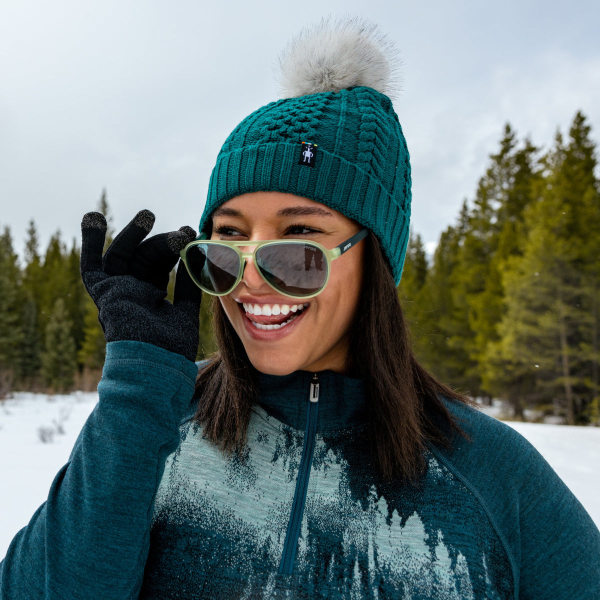 Smartwool Women's Classic Thermal Merino Base Layer 1/4 Zip Plus