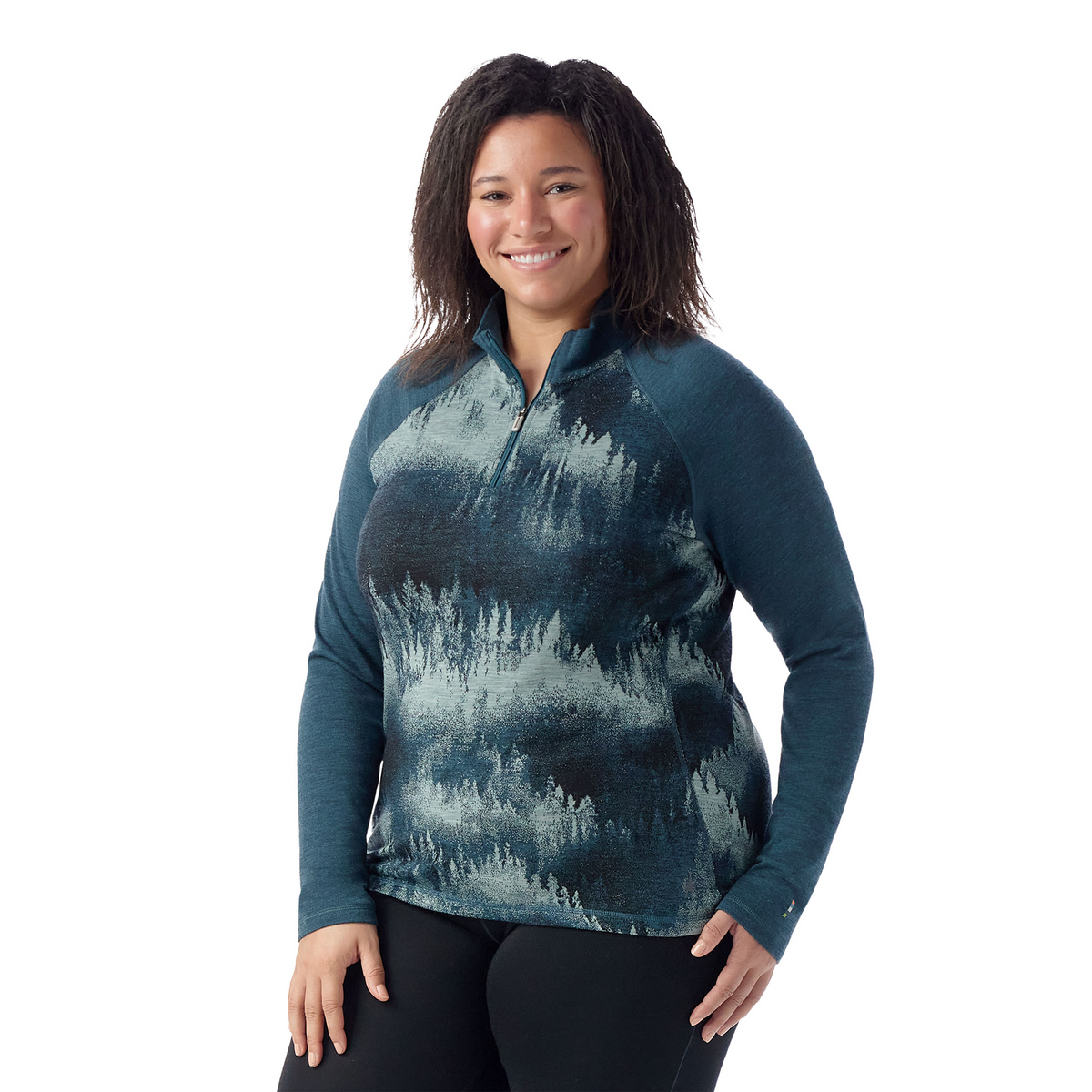 Smartwool Women's Classic Thermal Merino Base Layer 1/4 Zip Plus