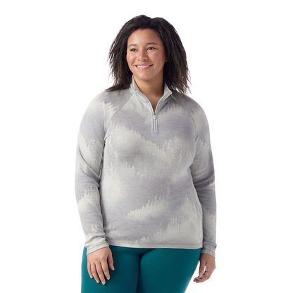 Smartwool Women's Classic Thermal Merino Base Layer 1/4 Zip Plus