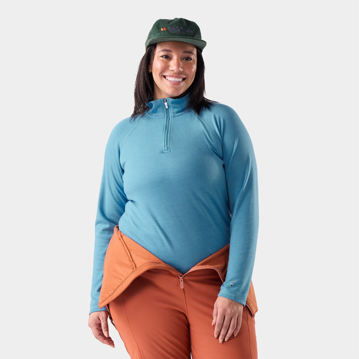 Smartwool Women's Classic Thermal Merino Base Layer 1/4 Zip Plus