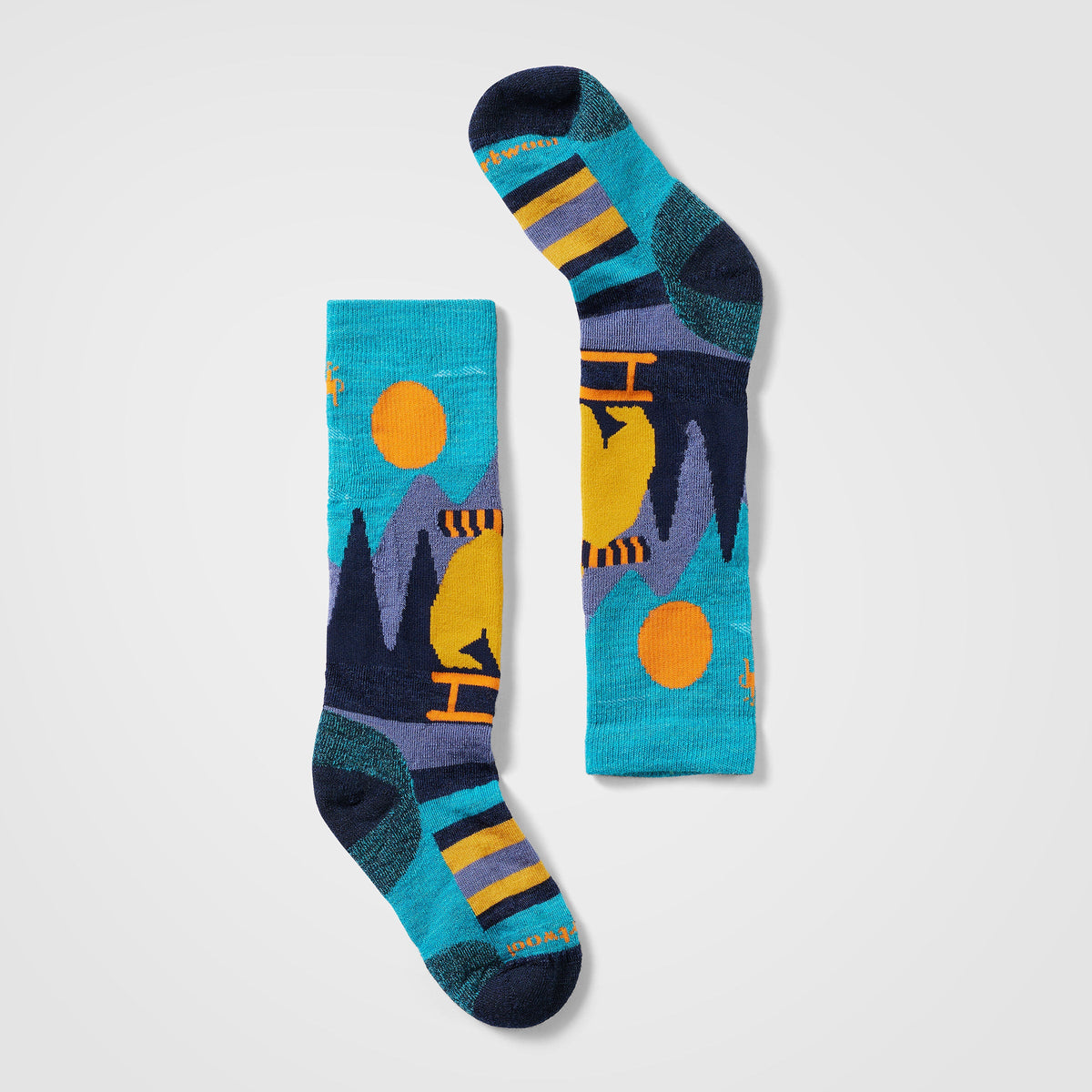Smartwool Kids' Ski Sleigh Bear Over The Calf Socks