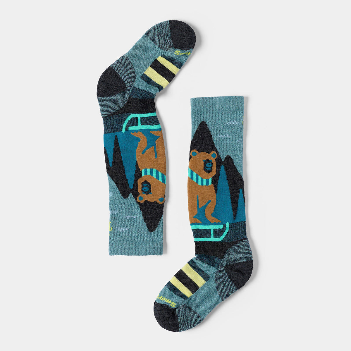 Smartwool Kids' Ski Sleigh Bear Over The Calf Socks