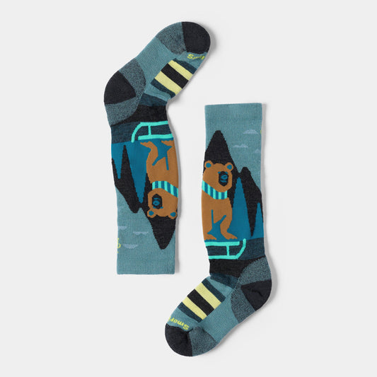 Smartwool Kids' Ski Sleigh Bear Over The Calf Socks
