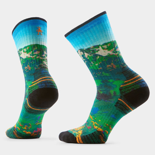 Smartwool Women’s Hike Mountain Lake Print Crew Socks
