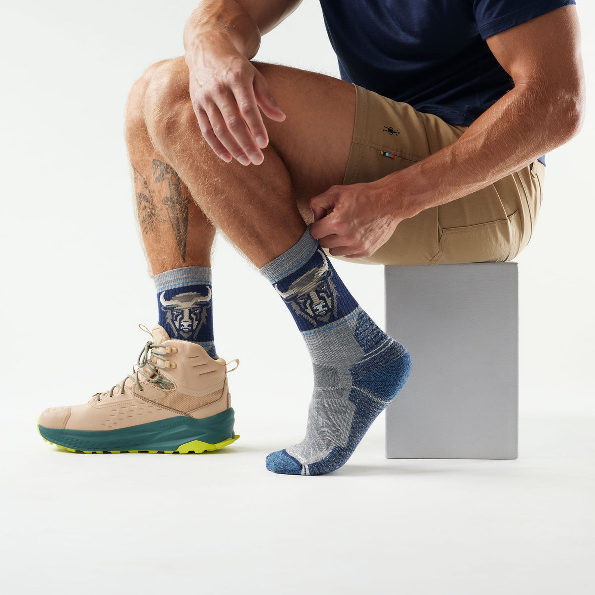 Smartwool Hike Bison Crew Socks