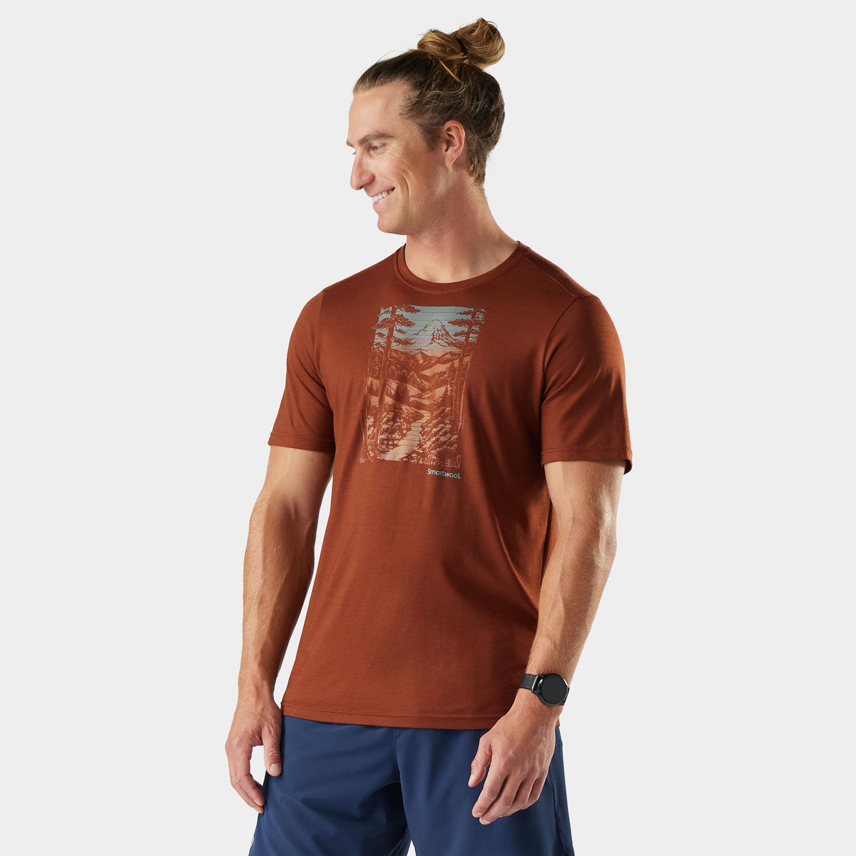 Smartwool Men's Winding Trail Active Short Sleeve Graphic Tee