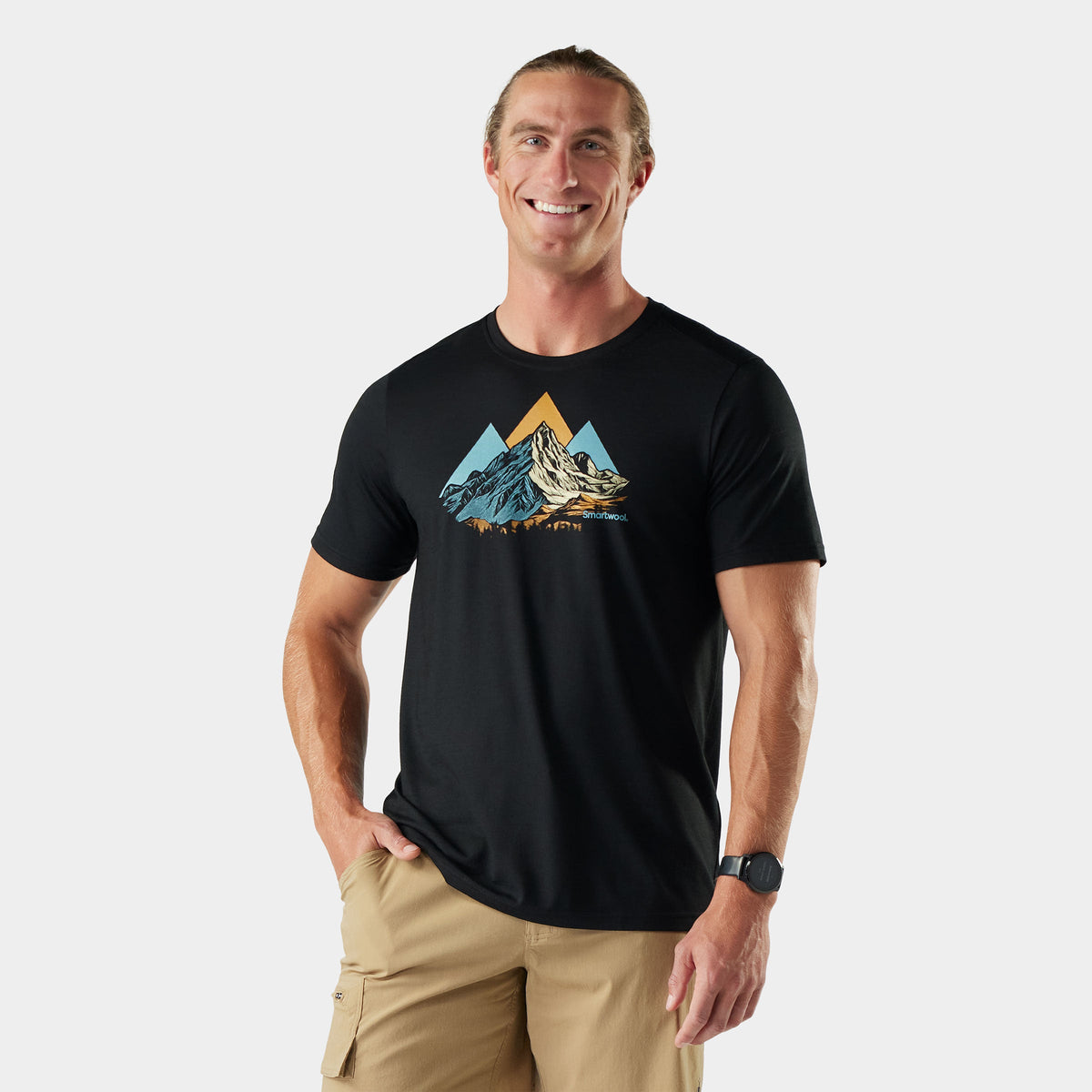Smartwool Men's Peak Bagger Active Short Sleeve Graphic Tee