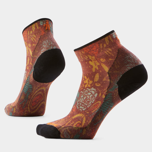 Smartwool Women's Bike Paisley Print Ankle Socks