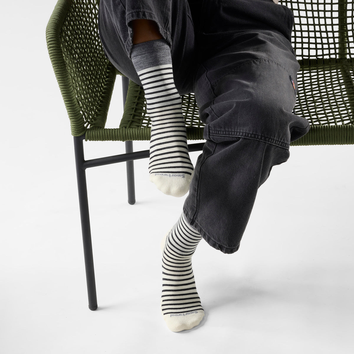 Smartwool Women's Everyday Pin Stripe Crew Socks