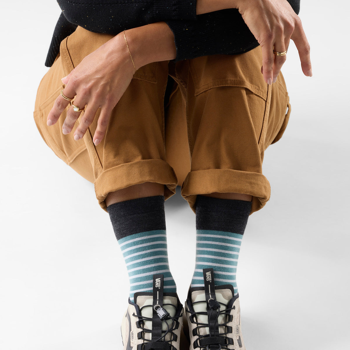 Smartwool Women's Everyday Pin Stripe Crew Socks