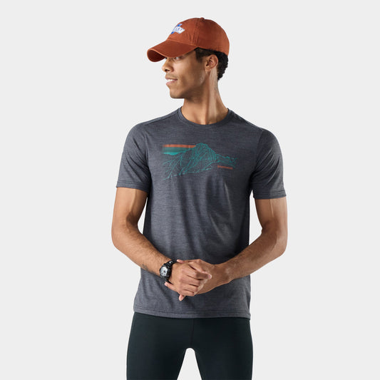 Smartwool Men's Alpine Trace Active Short Sleeve Graphic Tee