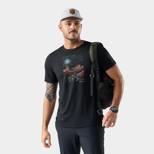 Smartwool Men's Wander Valley Active Short Sleeve Graphic Tee