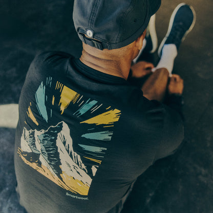 Smartwool Men's Summit Quest Active Long Sleeve Graphic Tee