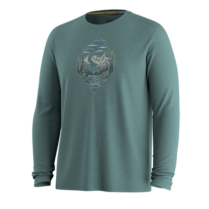 Smartwool Men's Wander Valley Active Long Sleeve Graphic Tee