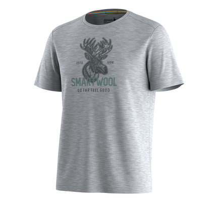 Smartwool Men's Moose Mode Active Short Sleeve Graphic Tee