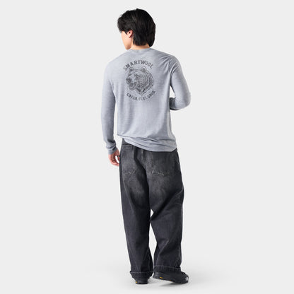 Smartwool Men's Hemp Blend Go Far Bear Long Sleeve Graphic Tee