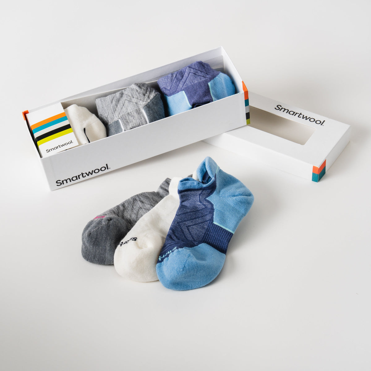 Smartwool Women's Run Low Ankle Socks Trio Gift Box