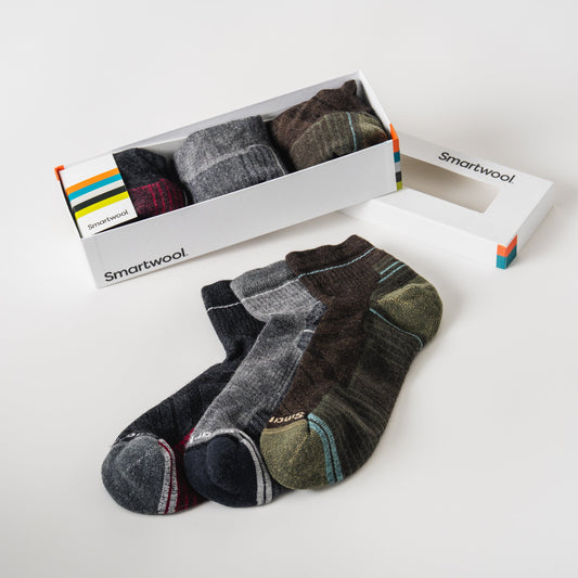 Smartwool Hike Ankle Socks Trio Gift Box