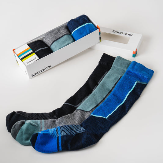 Smartwool Ski Over The Calf Socks Trio Gift Box